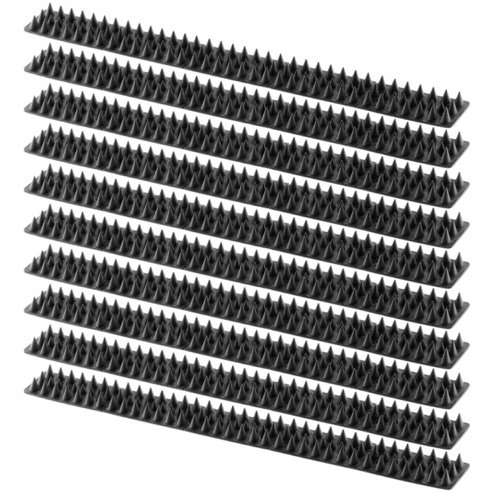 Hroty proti vtákom 10 × 50 cm – plastové pásy 5 m